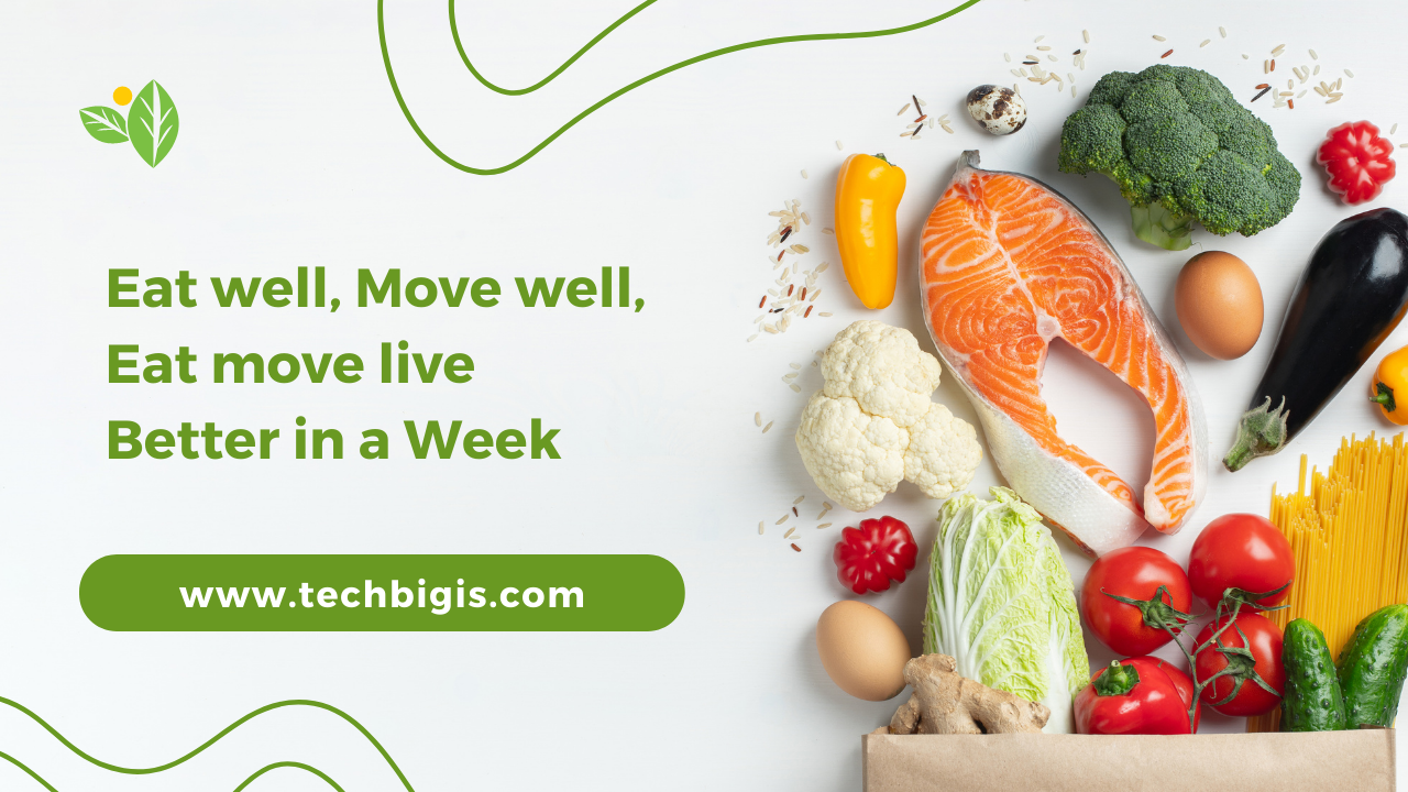 Eat well, Move well, Eat move live Better in a Week (Must Read)