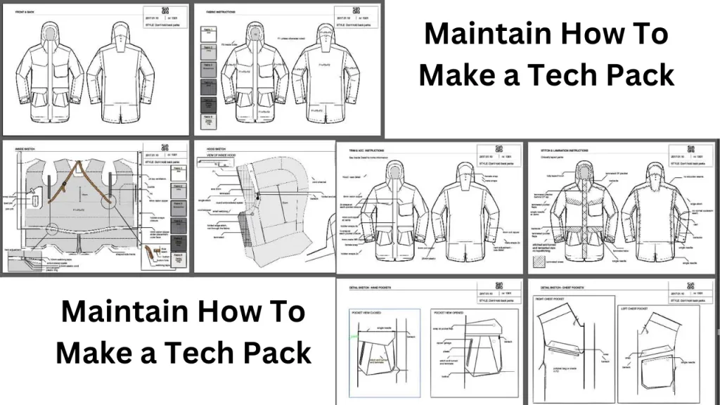 Maintain How To Make a Tech Pack